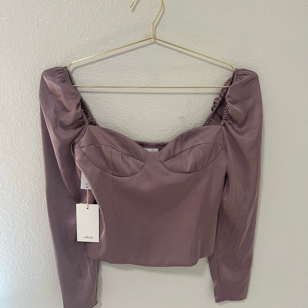 aritzia bustier Long Sleeve Top